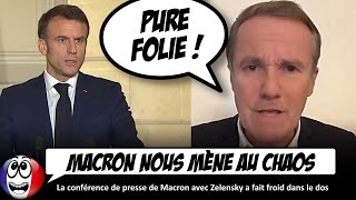 quotMacron devient un DANGER publicquot déclare Nicolas DupontAignan conf de presse Macron  Zelensky [upl. by Clarance]