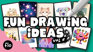 10 EASY THINGS to DRAW when you are bored  VOL2  Easy Procreate Drawing Ideas [upl. by Barbette712]