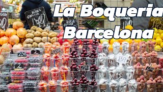 The Mercat de Sant Josep de la Boqueria Barcelona Spain [upl. by Akehsyt445]