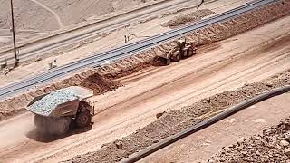 CAT988 Loader in Morenci Arizona [upl. by Aleac]