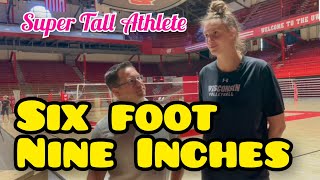 Super Tall volleyball Player Anna Smrek  Taller Girlfriend  Tall girl Short guy  Strong Women [upl. by Glenn]