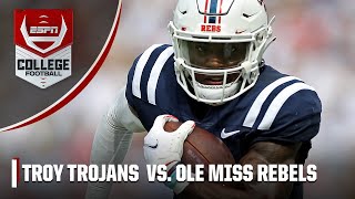 Troy Trojans vs Ole Miss Rebels  Full Game Highlights [upl. by Ck]