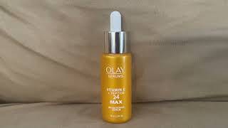 Olay Serums Vitamin C  Peptide MAX Brightening Serum Review [upl. by Rehsu491]