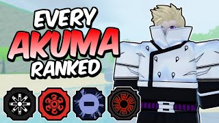 Every AKUMA Ranked From WORST To BEST  Shindo Life Bloodline Tier List [upl. by Yelekreb846]