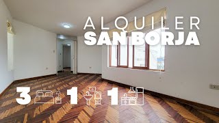 🔴 333 Alquilado  Alquiler departamento en San Borja a 5 min del Real Plaza Angamos [upl. by Kingsly]