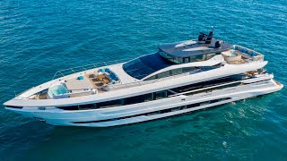 13250000 Superyacht Tour  2020 Mangusta GranSport 33 [upl. by Atthia165]