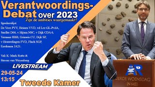 Terugkijken Verantwoordingsdebat over het jaar 2023  Tweede Kamer [upl. by Yung]