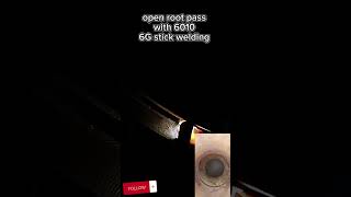 Open root pass With 6010 Posision 6G Stick Welding [upl. by Queridas]