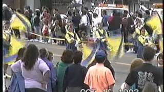 Barstow Junior High School Band  the 1993 Buckboard Parade [upl. by Vookles]