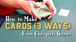 How to Make Cards 3 Ways [upl. by Aicirtan394]