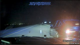 Lexus Takes GSP On High Speed Chase  Trooper Yeets His Patrol Car Into Suspect Vehicle [upl. by Erdnad]