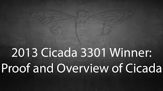 2013 Cicada winners overview of 3301  First in new Cicada 3301 series [upl. by Suixela]