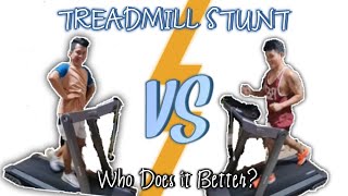 OVICX i1 TREADMILL STUNT SHOWDOWN  WHO DOES IT BETTER [upl. by Eelrebma]