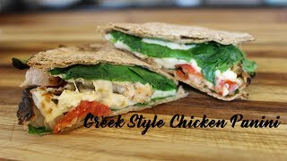 Greek Style Chicken Panini [upl. by Noval]