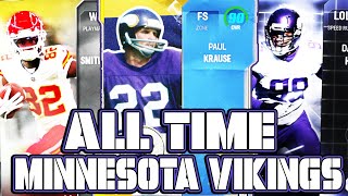 ALLTIME MINNESOTA VIKINGS THEME TEAM 5050 VIKINGS CHEM  MADDEN 24 ULTIMATE TEAM [upl. by Justicz]