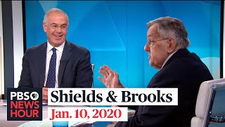 Shields and Brooks on Iran conflict impeachment trial standoff [upl. by Pine]