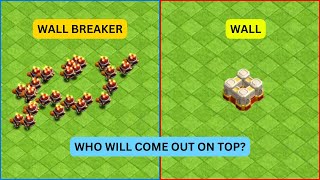 Every Level Wall VS Wall Breaker  Clash Of Clans [upl. by Onairot]