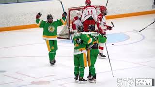 PJHL  Norwich Merchants vs Hespeler Shamrocks [upl. by Holofernes80]