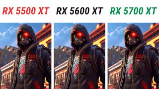 RX 5500 xt Vs RX 5600 xt Vs RX 5700 xt Tested in 20 Games 2024 5600x [upl. by Dag]