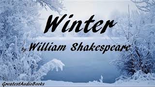 WINTER by William Shakespeare  FULL Poetry AudioBook  Greatest AudioBooks [upl. by Enirroc]