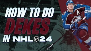 NHL 24 How To Do All Dekes BeginnerAdvanced Tutorial Total Control amp Skill Stick [upl. by Julee639]