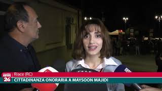 A Riace cittadinanza onoraria a Maysoon Majidi [upl. by Assirac]