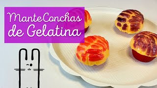 Cómo hacer ManteConchas de Gelatina 💛 SABOR VAINILLA  EL BAÚL DE JAVE [upl. by Oab]