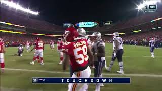 Rex Burkhead Touchdown  Patriots vs Chiefs [upl. by Nidroj305]