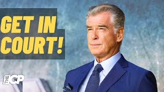 Pierce Brosnan slapped with court date next month  The Celeb Post [upl. by Trocki235]