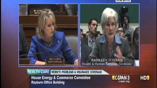 Ellmers Questions Sebelius on Obamacare Failures [upl. by Anawyt]