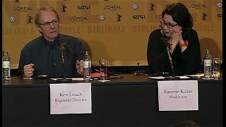 AE FOND KISS Press Conference Berlinale 2004 with Ken Loach Paul Laverty [upl. by Yerffoeg]