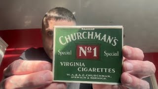 VINTAGE CIGARETTES UNBOXING 1920s1940s [upl. by Alyakim758]