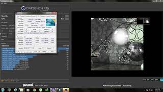 Intel Core 2 Quad Q8400  32 Ghz CineBench R15 [upl. by Hamian]