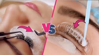 Eyelash Extension vs Lash Lift Which is Right for You 2024 [upl. by Neerac]