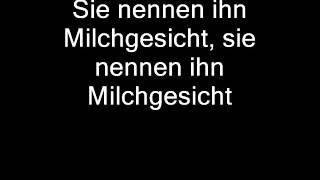 Christoph amp Lollo  Milchgesicht Lyrics [upl. by Ahsirhcal441]