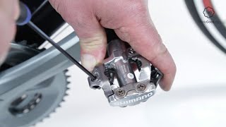 Set Up And Adjust A Clipless Bike Pedal [upl. by Nylhsa]