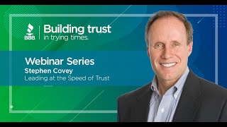 Leading at the Speed of Trust with Stephen M R Covey [upl. by Arihppas]