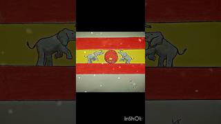 TVK Flag Drawing shafiarts trending trend song tamil music tvk [upl. by Fiora]