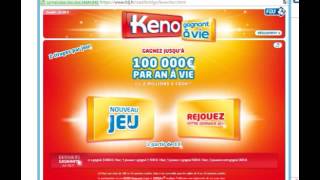 Ma methode pour gagner au keno à 2 numeros [upl. by Ocsecnarf]