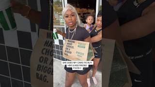 SHE USED MY CARD TO BUY HER amp HER FRIEND FOOD Pt1 coupleschannel funny skit [upl. by Ratcliff]