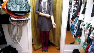 OOTDHow to Wear Printed Tights [upl. by Mallory]