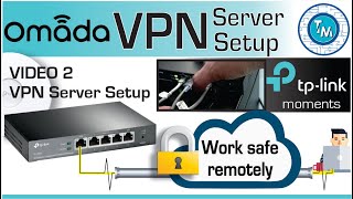 How to create a VPN server with TP Link Omada routers ER605 ER7206 IPsec  L2TP windows clients [upl. by Noam]