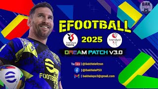 pes 2025 Türkiye Ligi ps3 DreamPatch v30 Çok Yakında [upl. by Nerok]