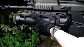 SloMo Airsoft  Grenade Launcher [upl. by Leamaj459]