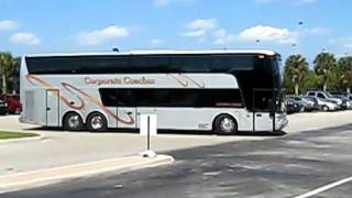 Corporate Coaches Seminole Hard Rock Casino VanHool TD925 Double Deck Motor Coach [upl. by Hnao]