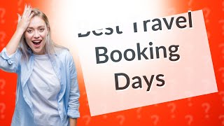 What day is cheapest to book a holiday [upl. by Bluma]