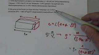 Dichte von Eisen bei hoher Temperatur 3 [upl. by Prober]