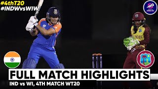 India vs West Indies 4th Warmup Match Highlights  ICC Women World Cup  INDW vs WIW Highlights [upl. by Oramug217]