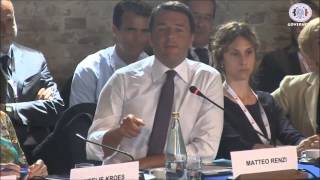 10 minuti di Matteo Renzi che dice quotBecausequot [upl. by Llerraj]