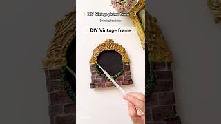 How to make vintage picture frame  DIY Frame  texture art [upl. by Amin950]